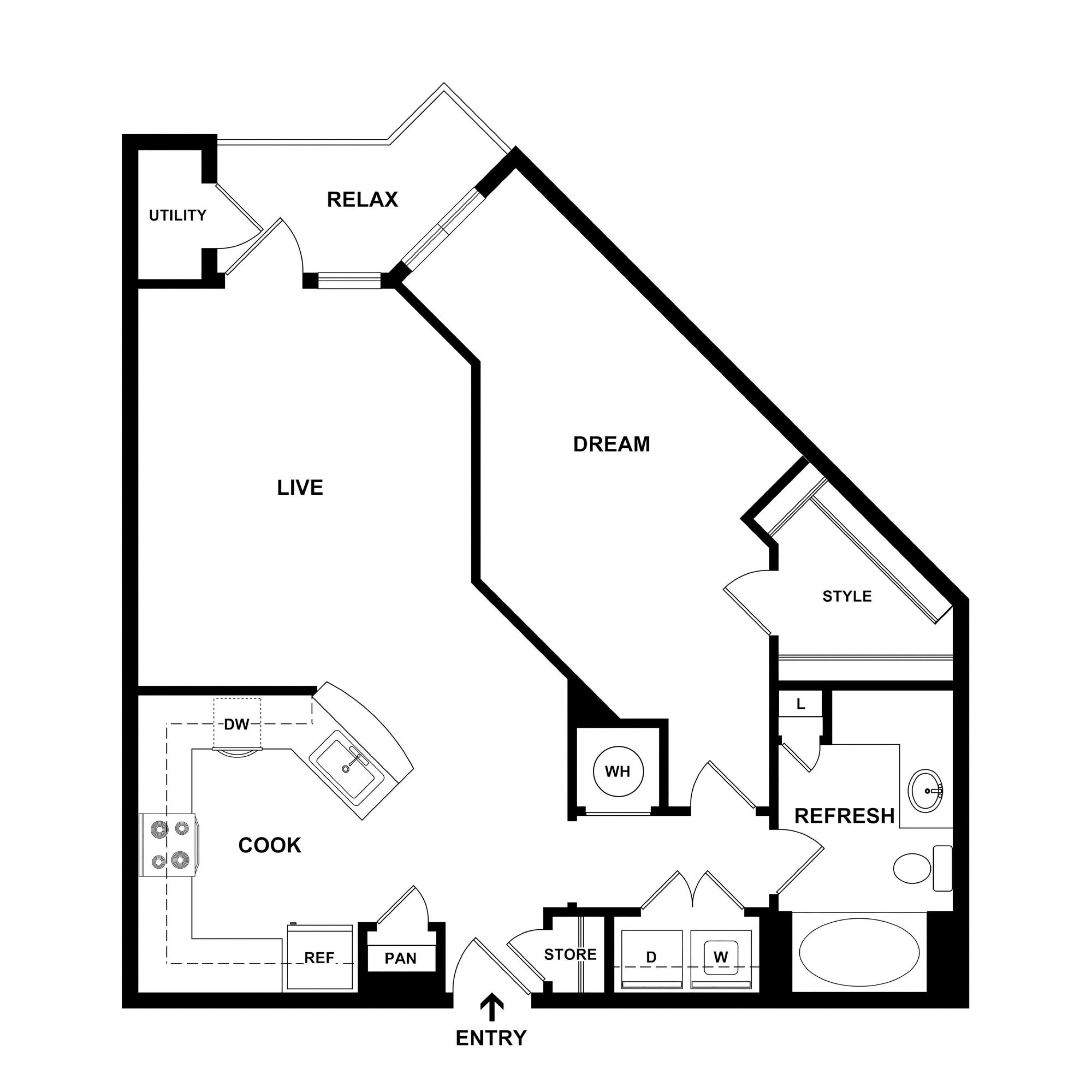 A2 floor plan