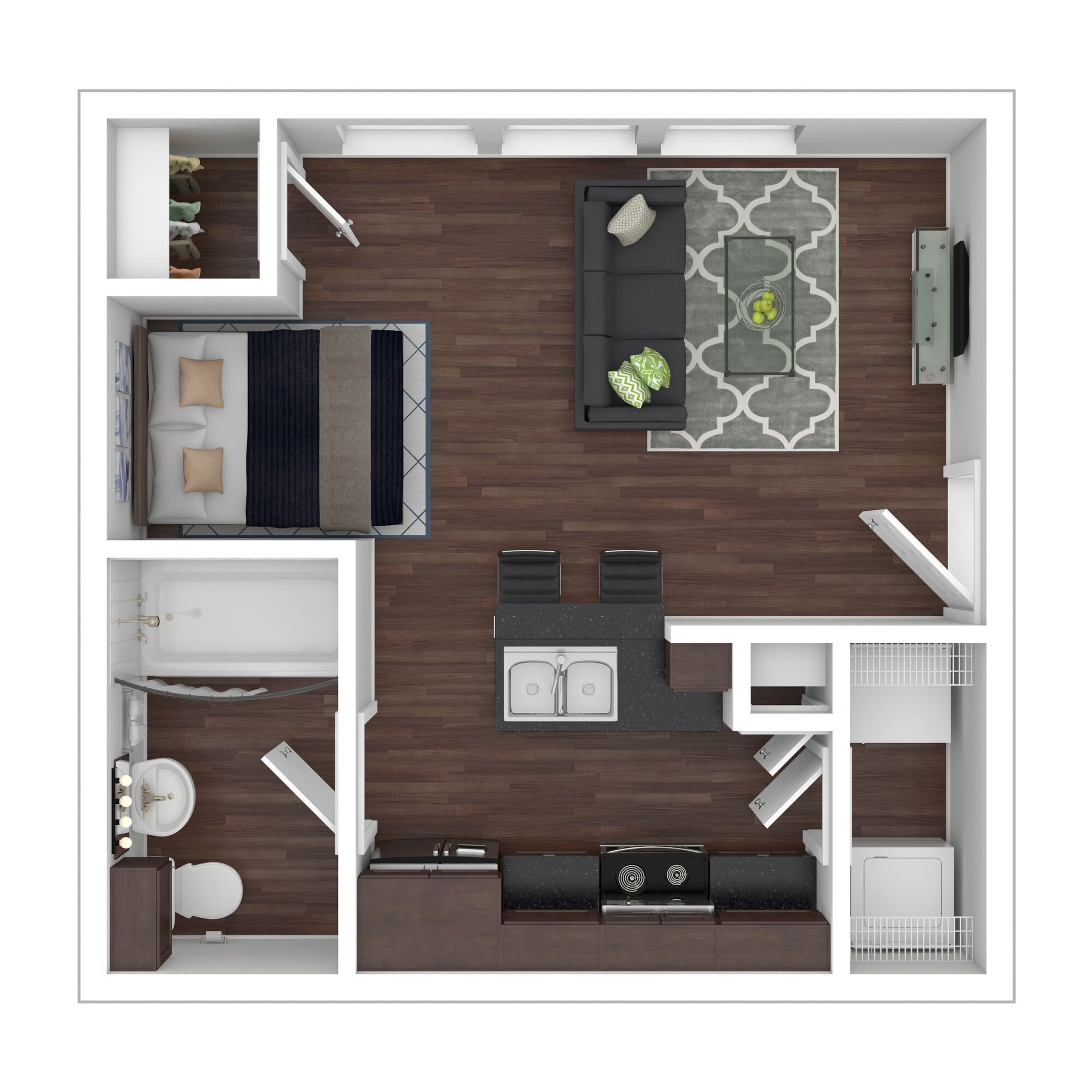 E1 floor plan