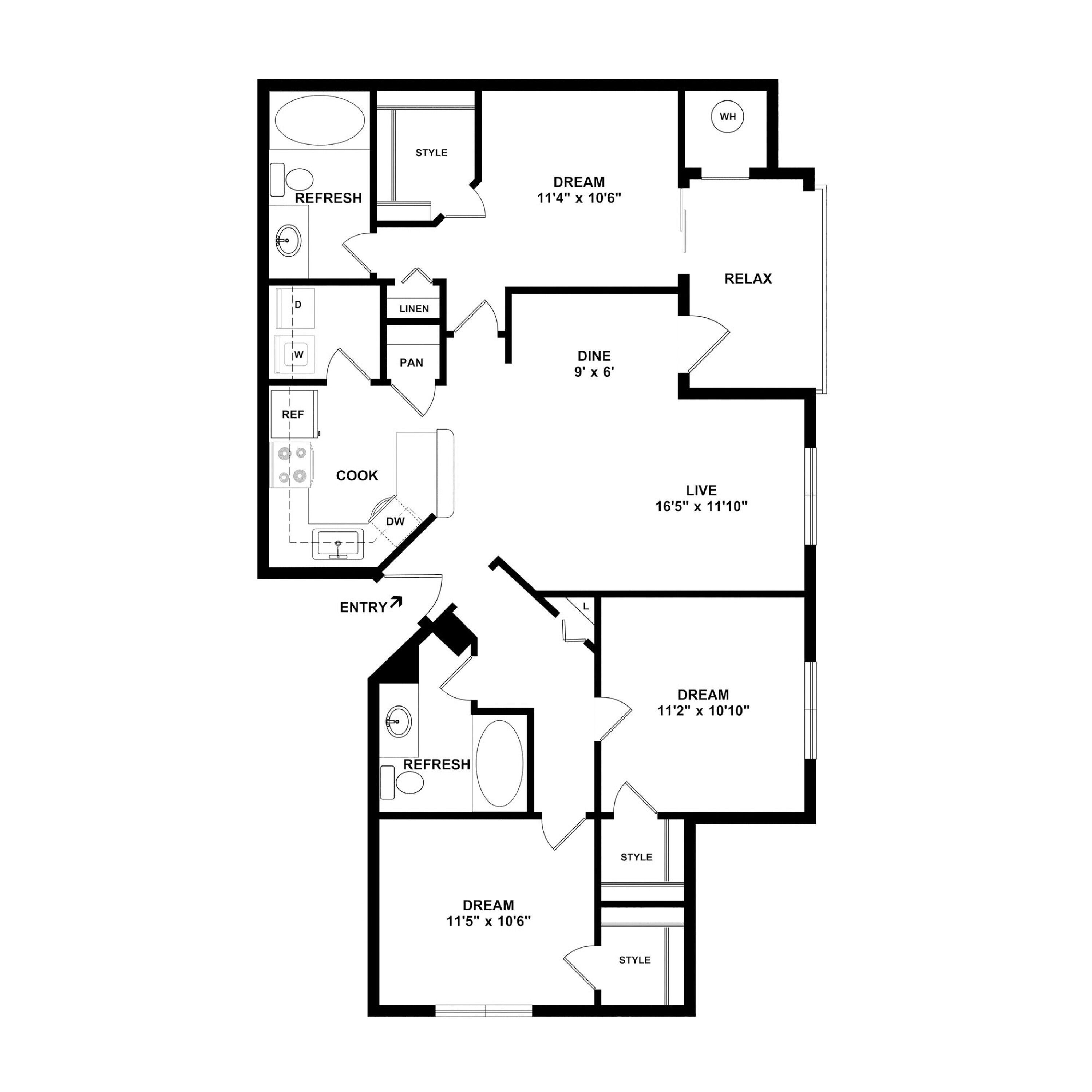 C1 floor plan