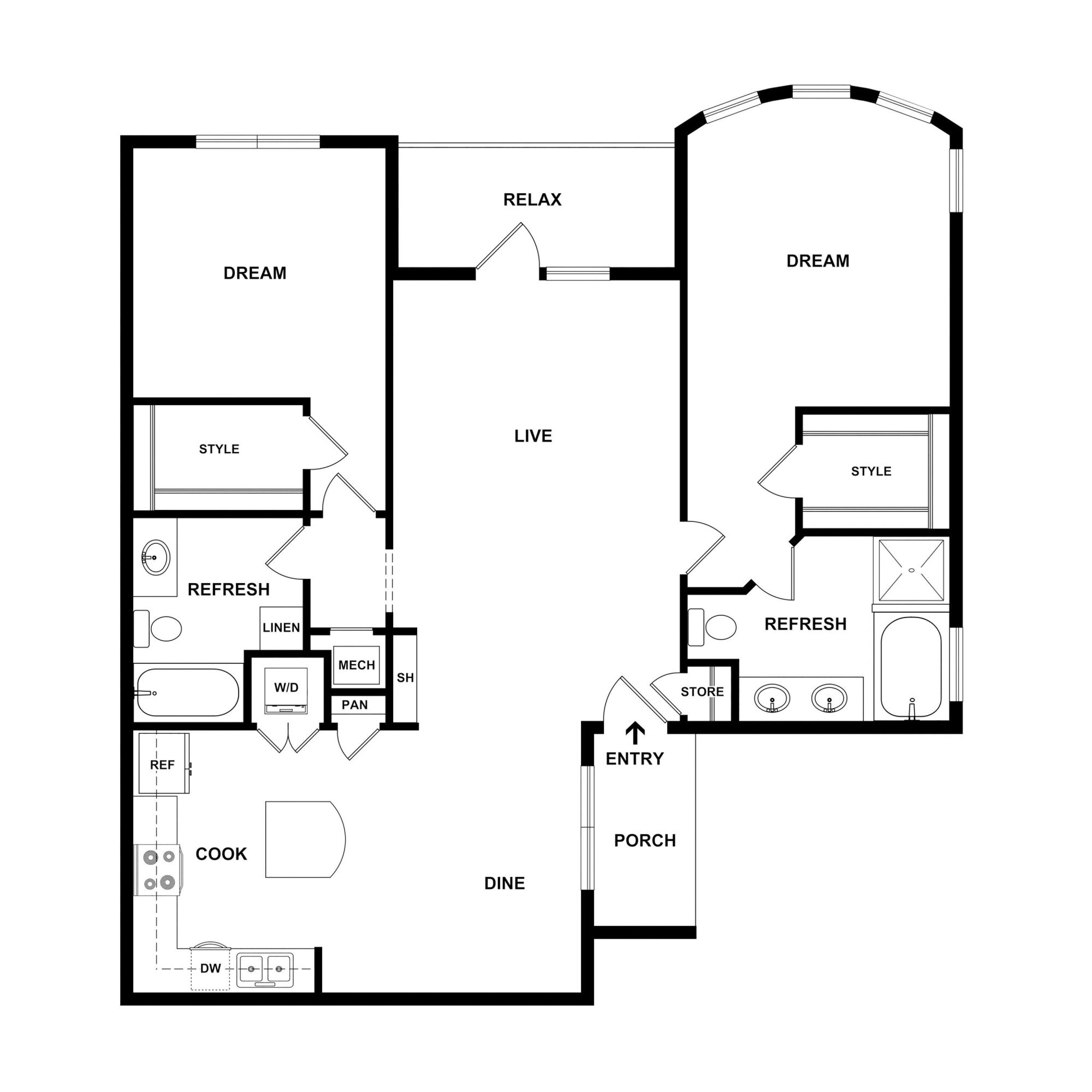 B5 floor plan