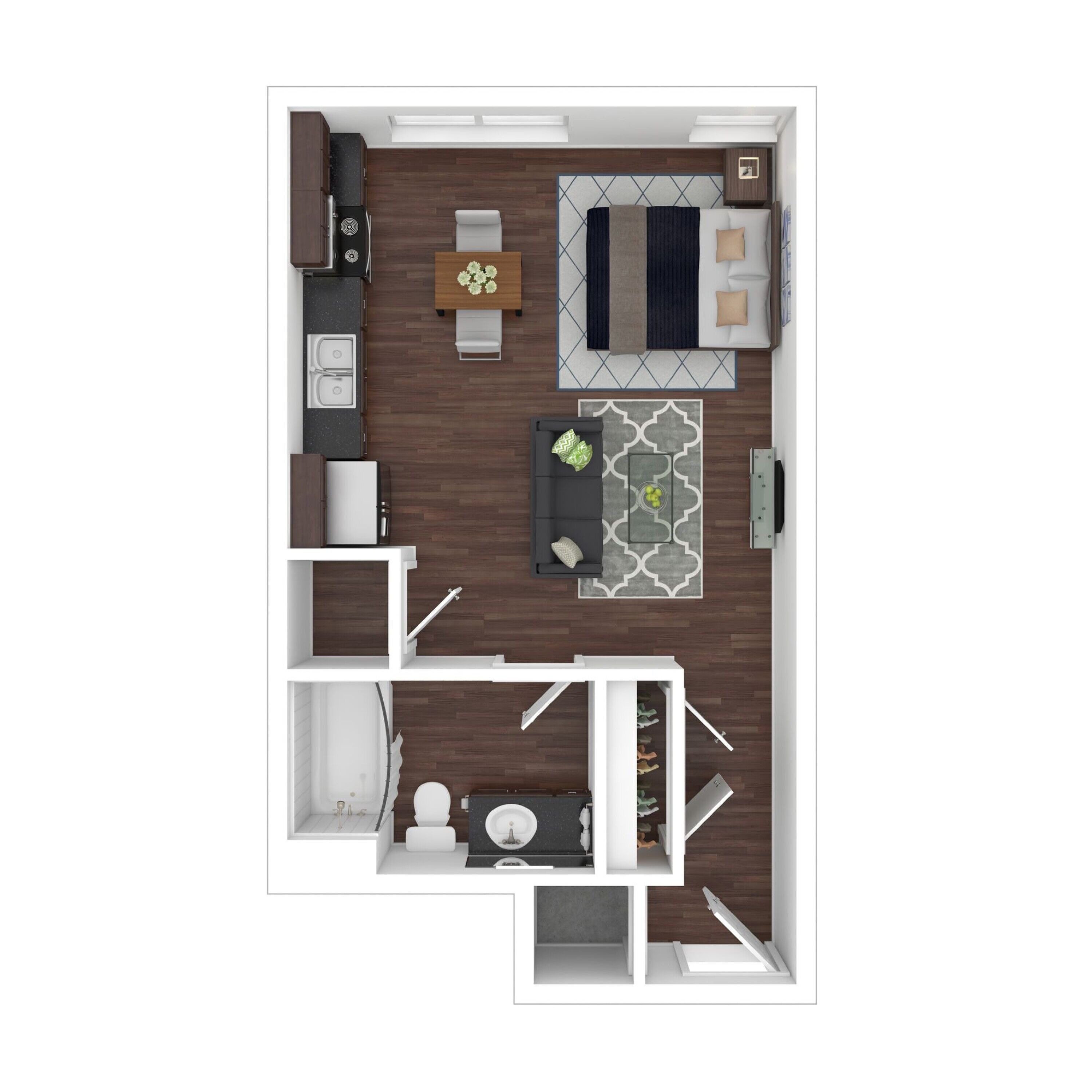 E1 floor plan