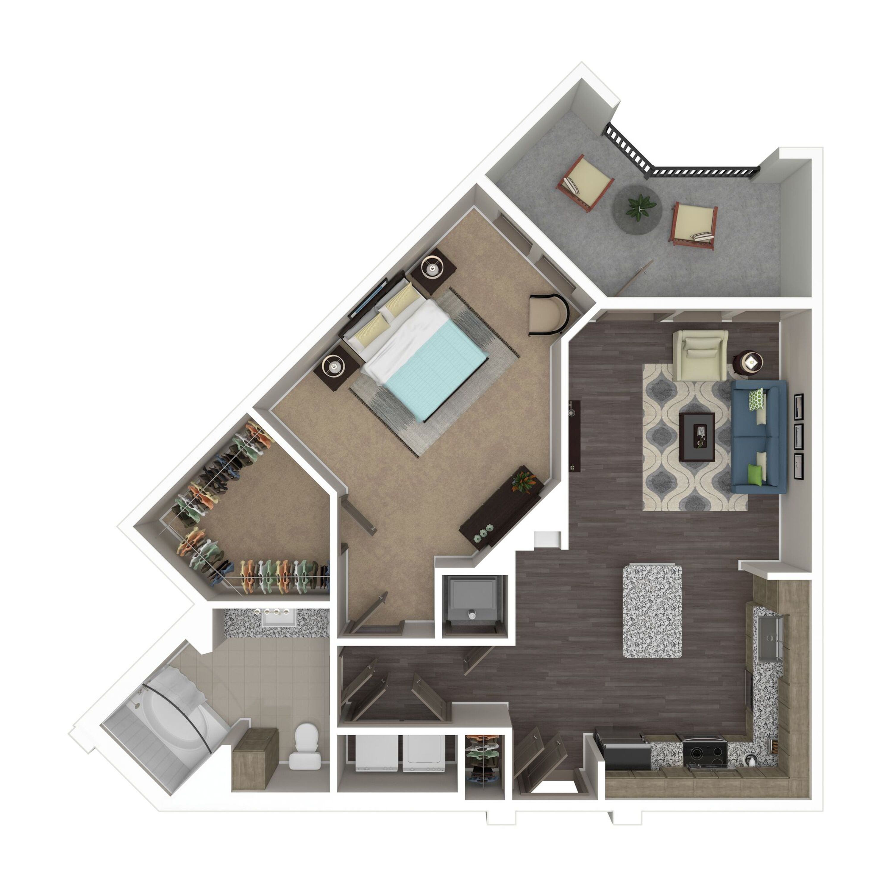 The Caci floor plan