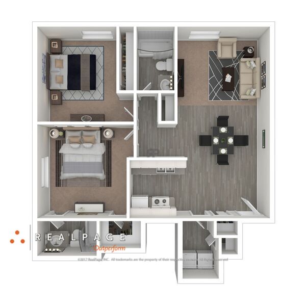 B4 - Two Bedroom, Two Bathroom Starting at $1085