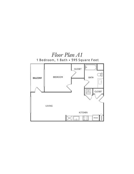 One-Bedroom A1