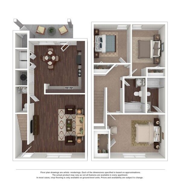 3X2.5 Townhome