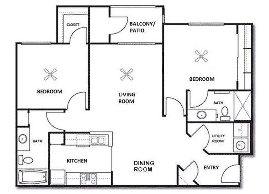 Floor-plan diagram at La Serena at Toscana.