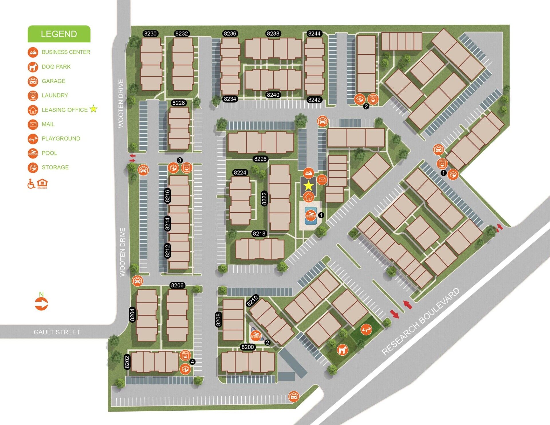 Apartment Map Near Me Austin, Tx The Park At Crestview Floor Plans | Apartments In Austin, Tx -  Floor Plans